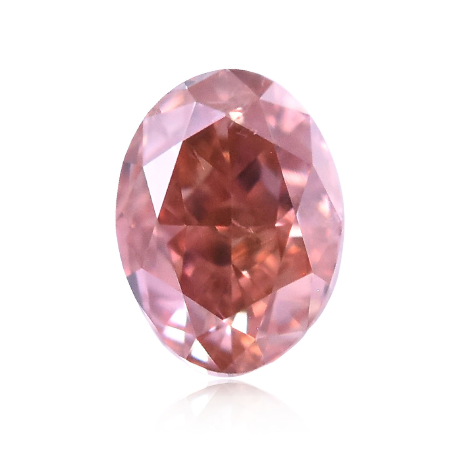 Loose Diamond - OVAL 0.24ct Fancy Deep Orangey Pink SI2: Loose Diamond - OVAL 0.24ct Fancy Deep Orangey Pink SI2 Source: Natural Shape: OVAL Carats: 0.24 Color: Fancy Deep Orangey Pink Certification: GIA Video: