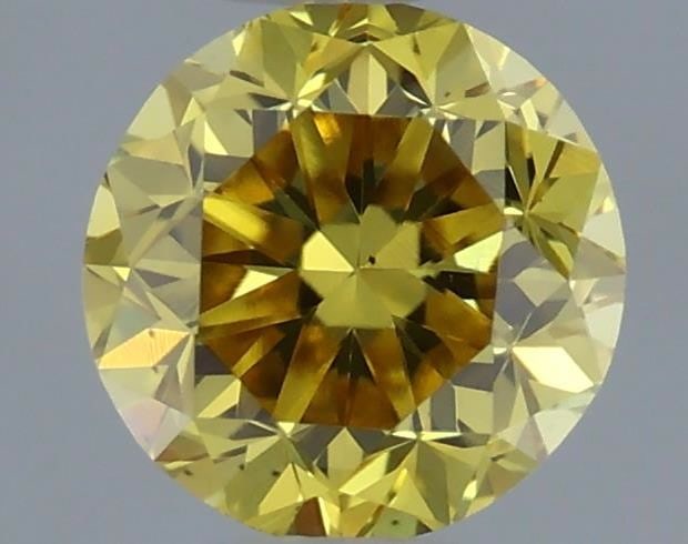 Loose Diamond - ROUND 0.23ct Fancy Vivid Yellow: Loose Diamond - ROUND 0.23ct Fancy Vivid Yellow Source: Natural Shape: ROUND Carats: 0.23 Color: Fancy Vivid Yellow Certification: GIA Video: