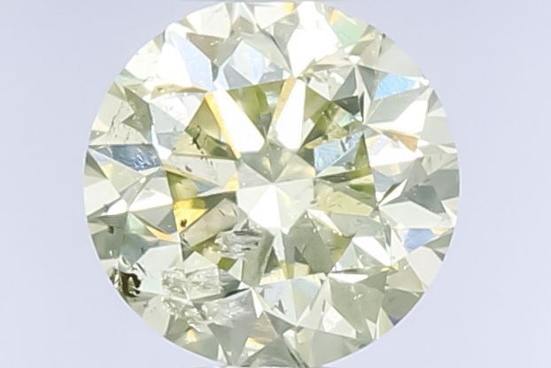 Loose Diamond - ROUND 0.53ct Light Greenish Yellow: Loose Diamond - ROUND 0.53ct Light Greenish Yellow Source: Natural Shape: ROUND Carats: 0.53 Color: Light Greenish Yellow Certification: GIA Video: