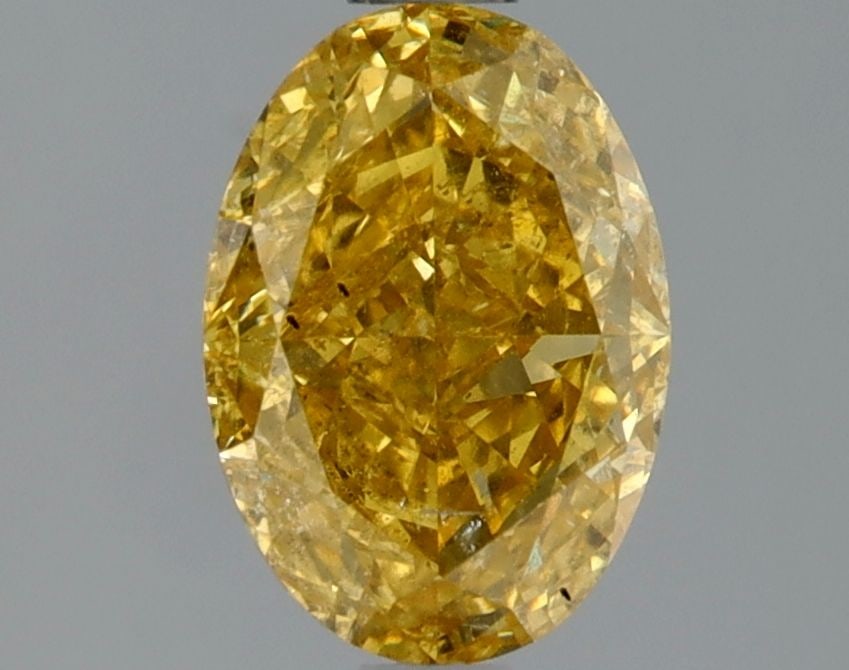 Loose Diamond - OVAL 1.52ct Fancy Deep Yellow I1: Loose Diamond - OVAL 1.52ct Fancy Deep Yellow I1 Source: Natural Shape: OVAL Carats: 1.52 Color: Fancy Deep Yellow Certification: GIA Video: