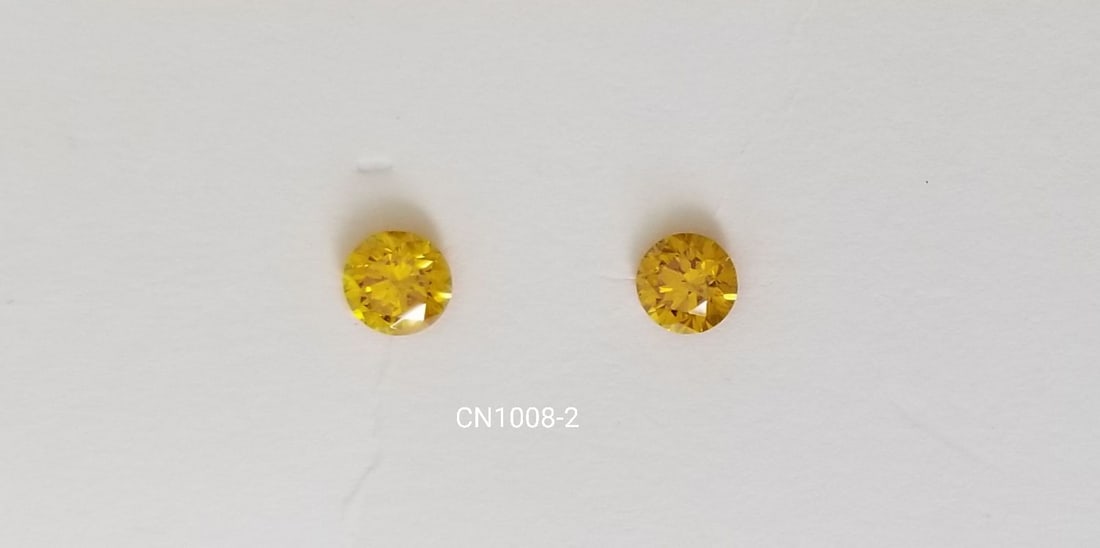 Loose Diamond - ROUND 0.34ct Fancy Orange SI1: Loose Diamond - ROUND 0.34ct Fancy Orange SI1 Source: Natural Shape: ROUND Carats: 0.34 Color: Fancy Orange Certification: NONE PLEASE NOTE: Framed, Large, or heavy items do not have shipping costs in