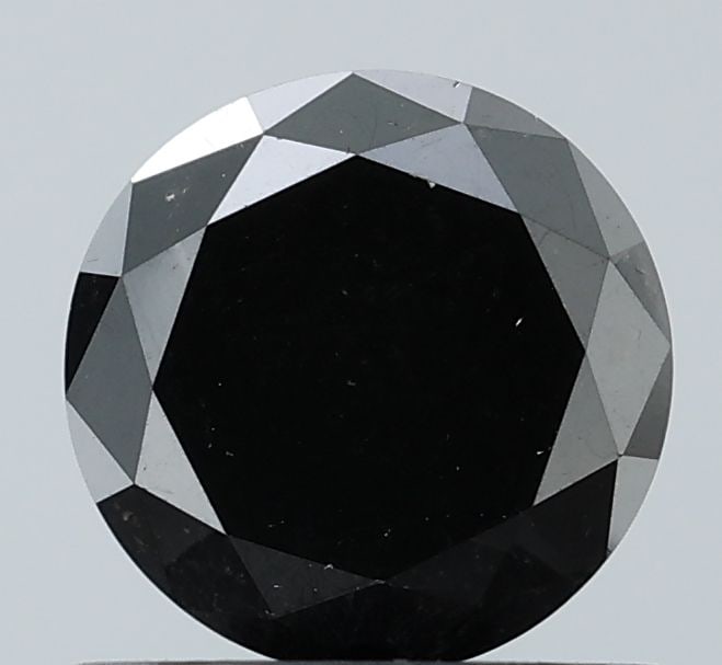 Loose Diamond - ROUND 0.81ct Fancy Black VS1: Loose Diamond - ROUND 0.81ct Fancy Black VS1 Source: Natural Shape: ROUND Carats: 0.81 Color: Fancy Black Certification: NONE Video: