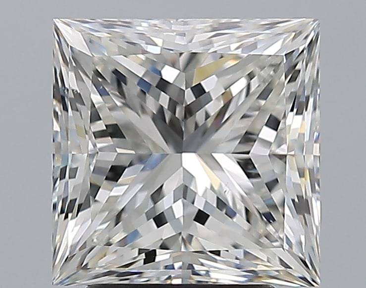 Loose Diamond - PRINCESS 3.51ct H VS2: Loose Diamond - PRINCESS 3.51ct H VS2 Source: Natural Mined Diamond Shape: PRINCESS Carats: 3.51 Color: H Clarity: VS2 Certification: GIA Condition: Pre-Owned PLEASE NOTE: Framed, Large, or heavy item