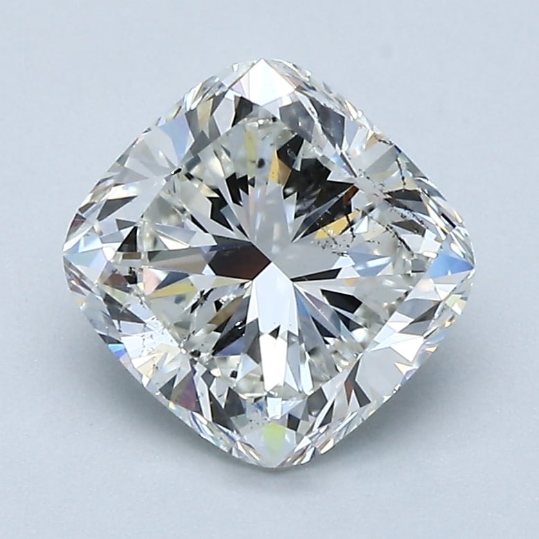 Loose Diamond - CUSHION 2.01ct I SI2: Loose Diamond - CUSHION 2.01ct I SI2 Source: Natural Mined Diamond Shape: CUSHION Carats: 2.01 Color: I Clarity: SI2 Certification: GIA Condition: Pre-Owned PLEASE NOTE: Framed, Large, or heavy items 