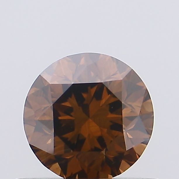 Loose Diamond - ROUND 0.5ct Fancy Reddish Brown VS1: Loose Diamond - ROUND 0.5ct Fancy Reddish Brown VS1 Source: Natural Shape: ROUND Carats: 0.5 Color: Fancy Reddish Brown Certification: NONE Video: