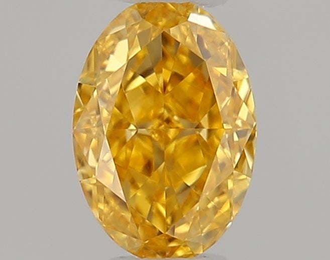Loose Diamond - OVAL 0.18ct Fancy Vivid Yellow Orange VS1: Loose Diamond - OVAL 0.18ct Fancy Vivid Yellow Orange VS1 Source: Natural Shape: OVAL Carats: 0.18 Color: Fancy Vivid Yellow Orange Certification: NONE Video: