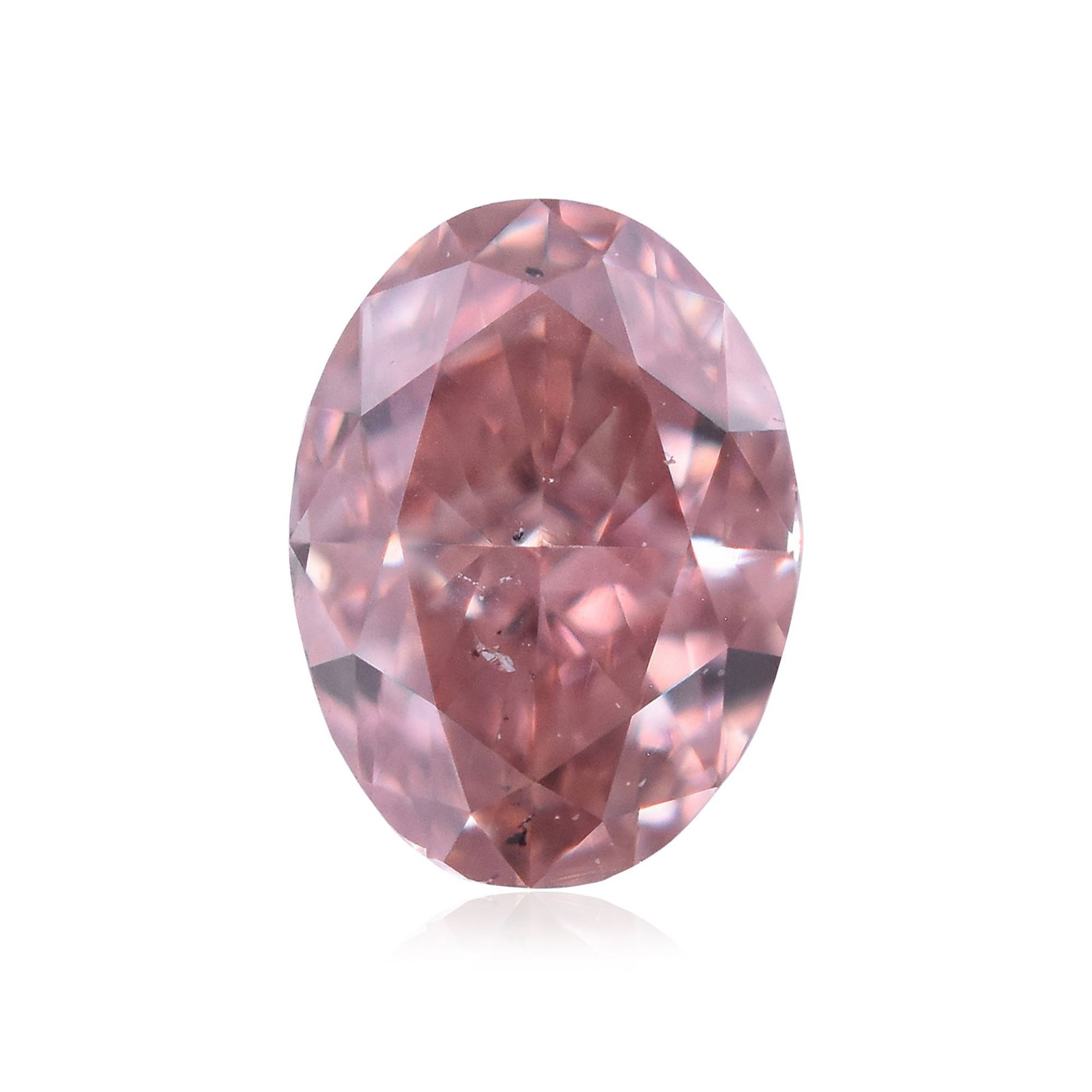 Loose Diamond - OVAL 0.17ct Fancy Intense Orangey Pink SI1: Loose Diamond - OVAL 0.17ct Fancy Intense Orangey Pink SI1 Source: Natural Shape: OVAL Carats: 0.17 Color: Fancy Intense Orangey Pink Certification: GIA Video: