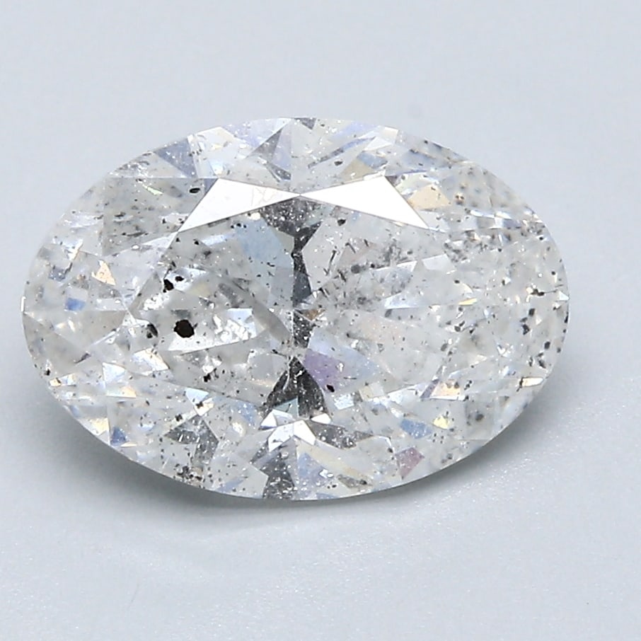 Loose Diamond - OVAL 2.51ct E I3: Loose Diamond - OVAL 2.51ct E I3 Source: Natural Mined Diamond Shape: OVAL Carats: 2.51 Color: E Clarity: I3 Certification: GIA Condition: Pre-Owned PLEASE NOTE: Framed, Large, or heavy items do not h