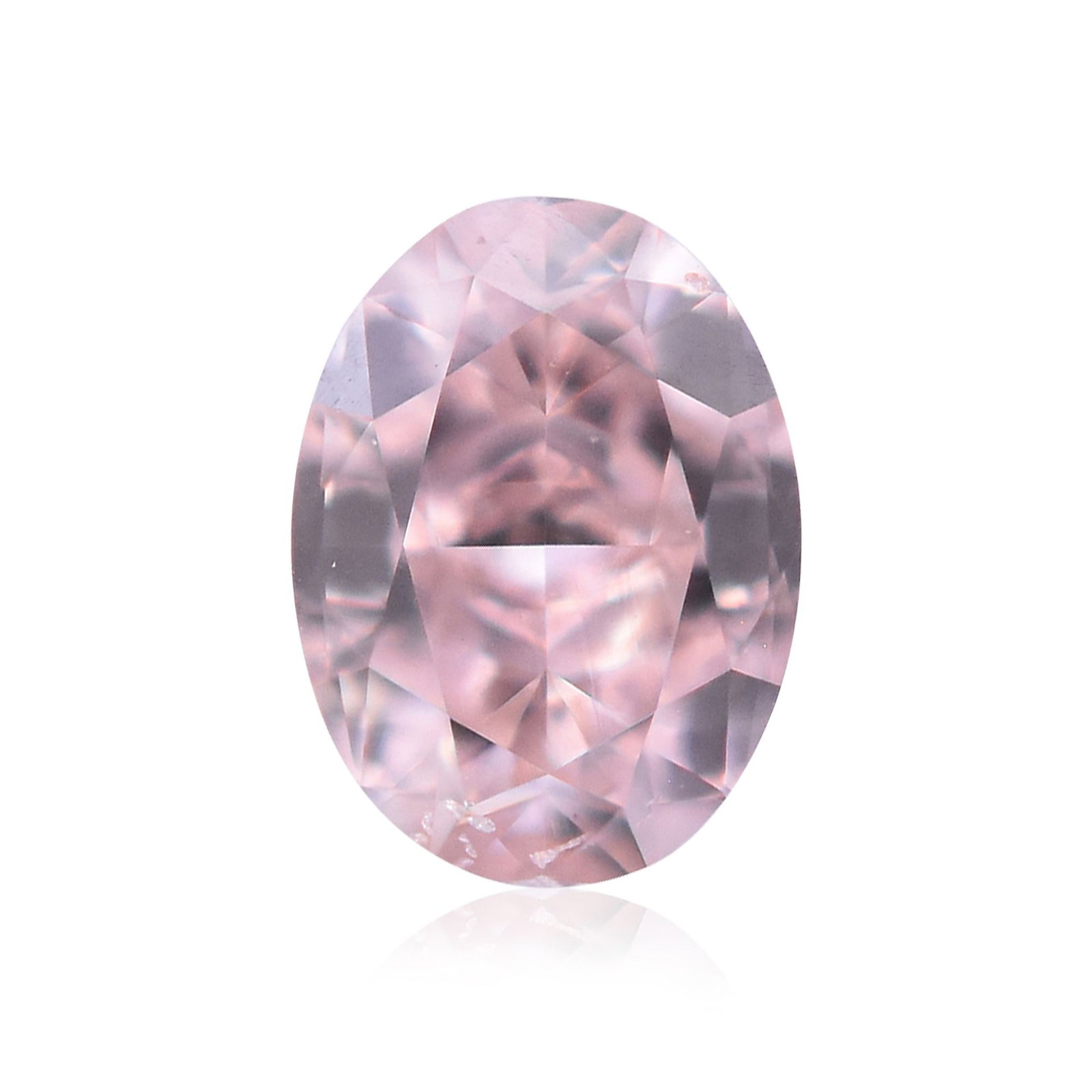 Loose Diamond - OVAL 0.19ct Fancy Orangey Pink SI2: Loose Diamond - OVAL 0.19ct Fancy Orangey Pink SI2 Source: Natural Shape: OVAL Carats: 0.19 Color: Fancy Orangey Pink Certification: GIA Video: