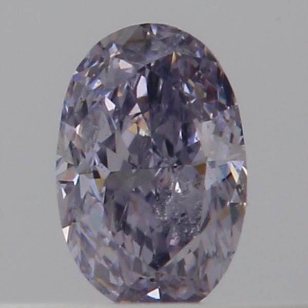 Loose Diamond - OVAL 0.1ct Fancy Light Gray Gray Blue (1 of 1)