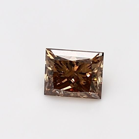 Loose Diamond - PRINCESS 0.51ct Fancy Orange Brown I1: Loose Diamond - PRINCESS 0.51ct Fancy Orange Brown I1 Source: Natural Shape: PRINCESS Carats: 0.51 Color: Fancy Orange Brown Certification: GIA Video: