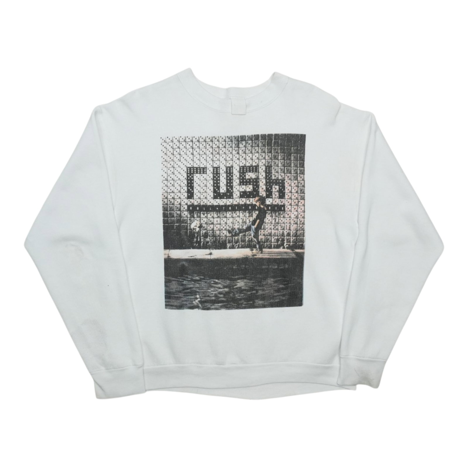 Vintage Rush Roll the Bones Tour 1991 White Crewneck Sweatshirt (1 of 6)