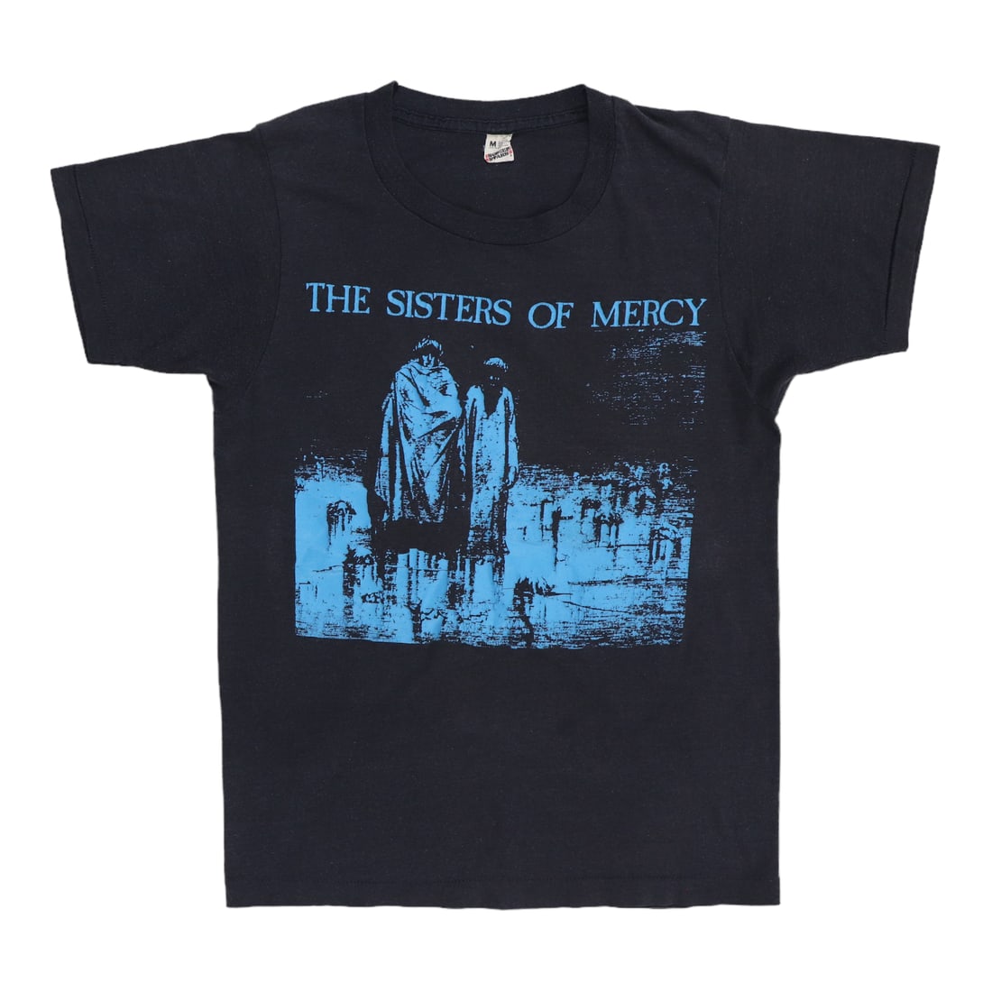 Vintage 1984 Sisters of Mercy Body and Soul Black Graphic Shirt (1 of 5)