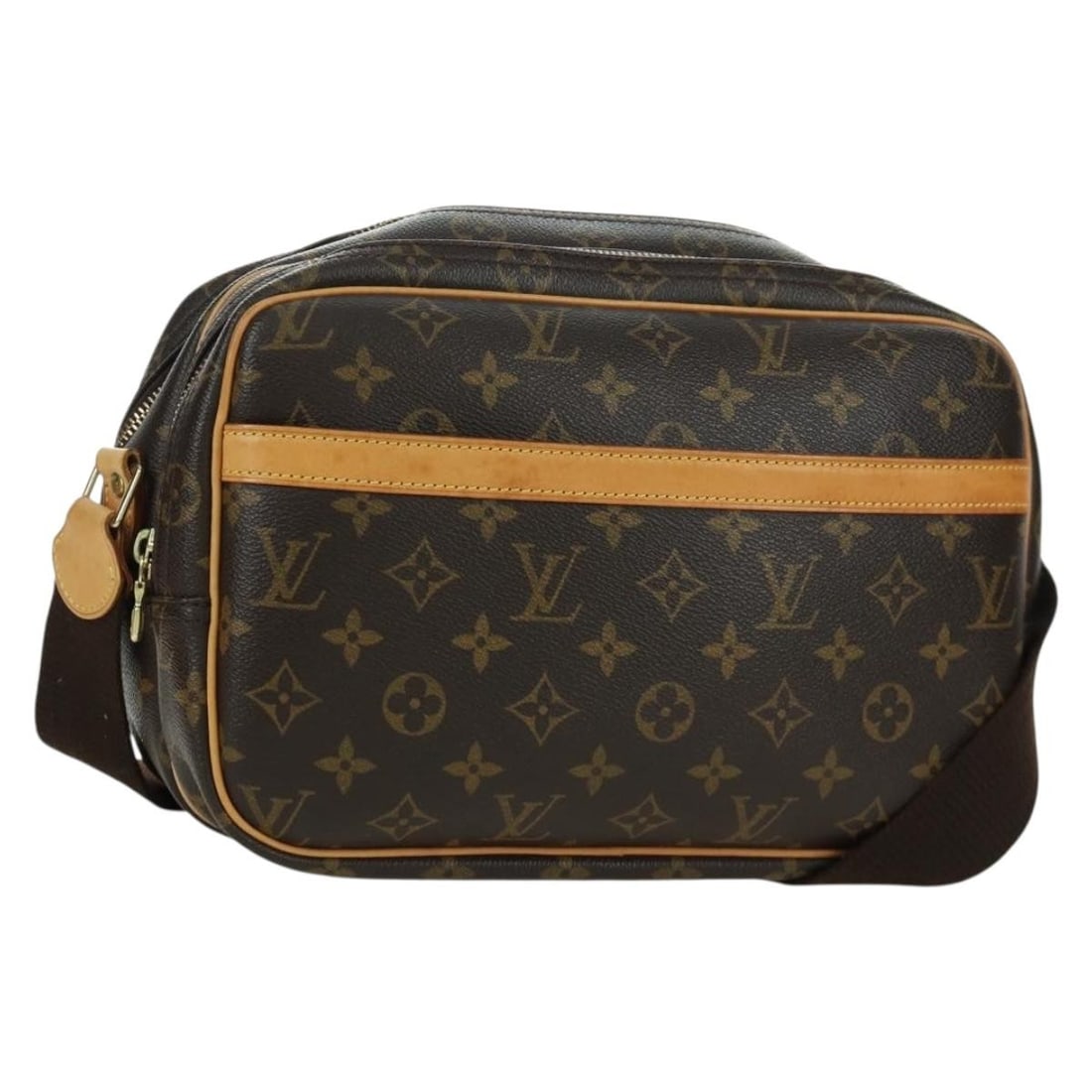 Monogram Canvas Reporter PM Shoulder Bag M45254 by Louis Vuitton: Monogram Canvas Reporter PM Shoulder Bag M45254 by Louis Vuitton This Louis Vuitton Monogram Reporter PM shoulder bag features the iconic Monogram Canvas exterior and is designed for women. The bag in