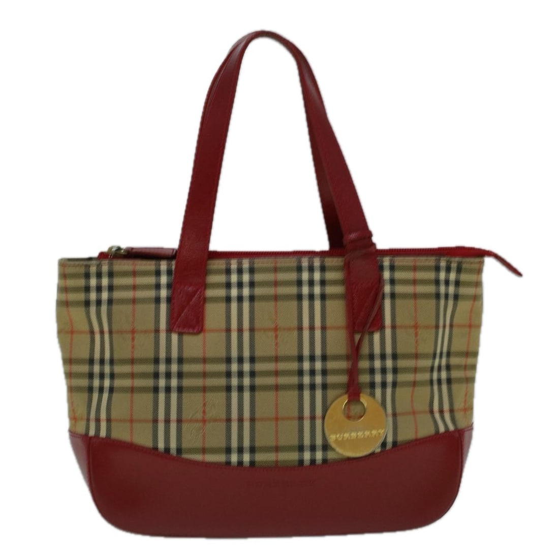 Canvas Nova Check shoulder bag in beige by Burberry: Canvas Nova Check shoulder bag in beige by Burberry This Burberry Nova Check Handbag features the iconic Nova Check canvas in beige, designed for women. It offers a spacious interior and sturdy handle