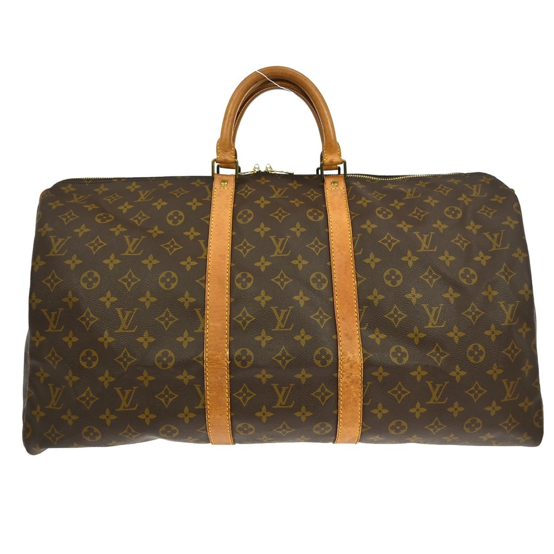 Louis Vuitton Keepall Bandouliere 55 Monogram Canvas Vintage Duffle Bag M41414: Louis Vuitton Keepall Bandouliere 55 Monogram Canvas Vintage Duffle Bag M41414 This is a vintage Louis Vuitton Keepall Bandouliere 55 travel bag crafted from monogram canvas with beige double handles.