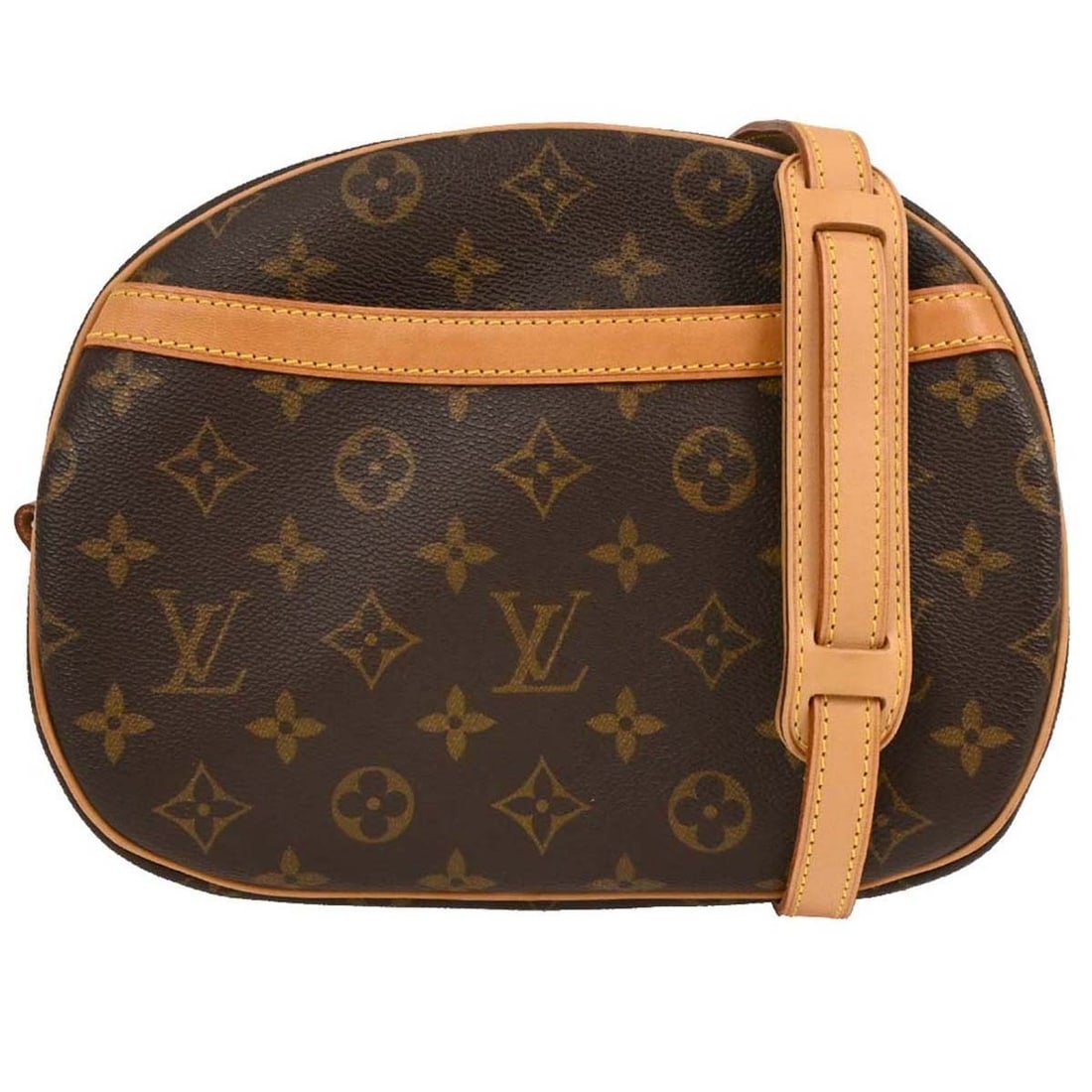 Louis Vuitton Blois Monogram Crossbody Bag M51221 Vintage Brown: Louis Vuitton Blois Monogram Crossbody Bag M51221 Vintage Brown Elevate your style with the Louis Vuitton Monogram Blois Crossbody Bag, a classic piece that combines sophistication with practicality. 