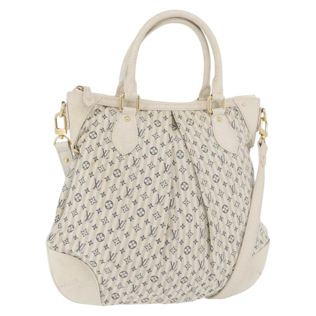Louis Vuitton Mini Lin Croisette Marina PM Shoulder Bag Blue Canvas M95494: Louis Vuitton Mini Lin Croisette Marina PM Shoulder Bag Blue Canvas M95494 This Louis Vuitton Monogram Mini Lin Croisette Marina PM is a women's shoulder bag crafted from blue and beige Monogram Mini 