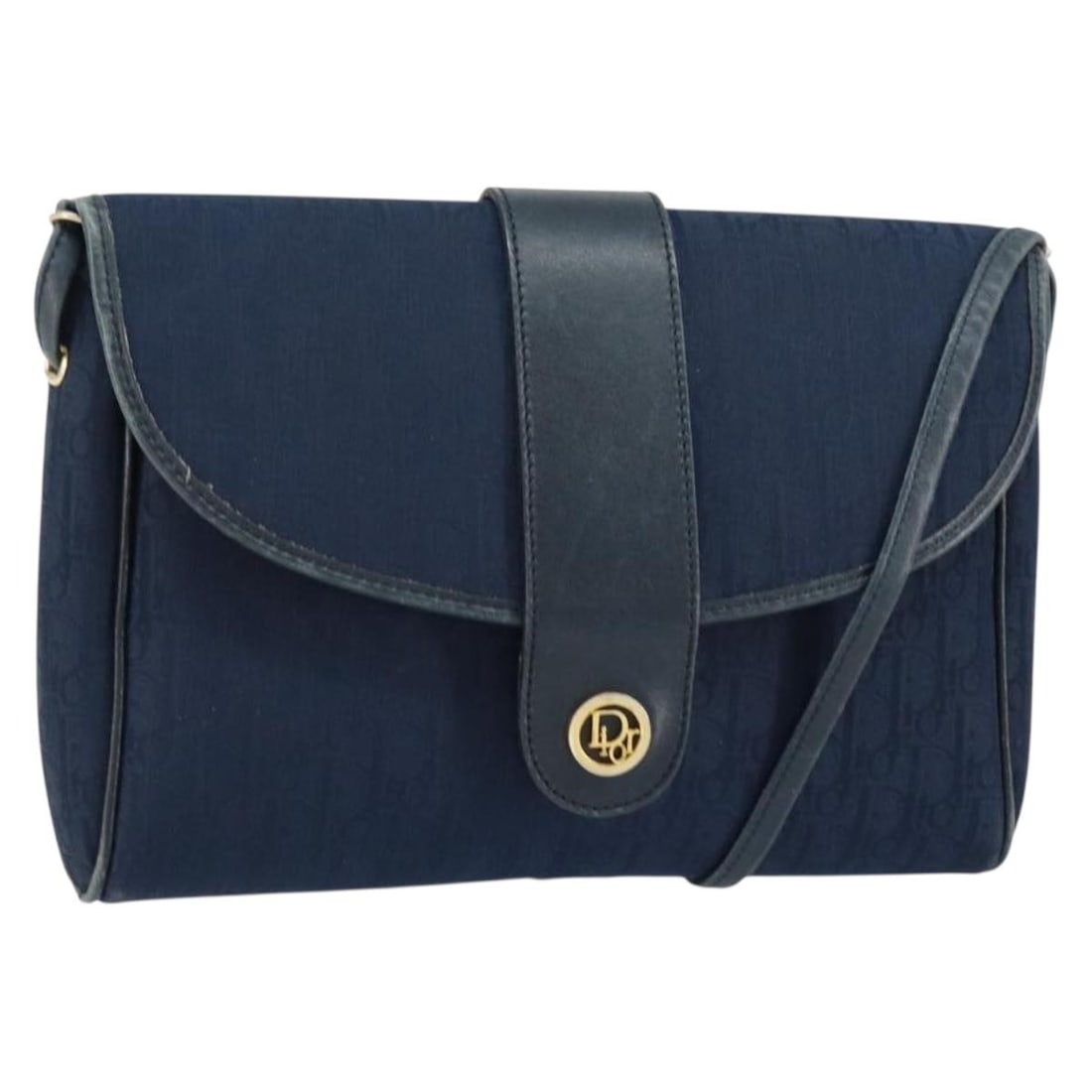 Christian Dior Navy Gold Trotter Canvas Shoulder Bag Auth: Christian Dior Navy Gold Trotter Canvas Shoulder Bag Auth This authentic Christian Dior Trotter Canvas Shoulder Bag features a stylish navy and gold design, perfect for adding a touch of luxury to any