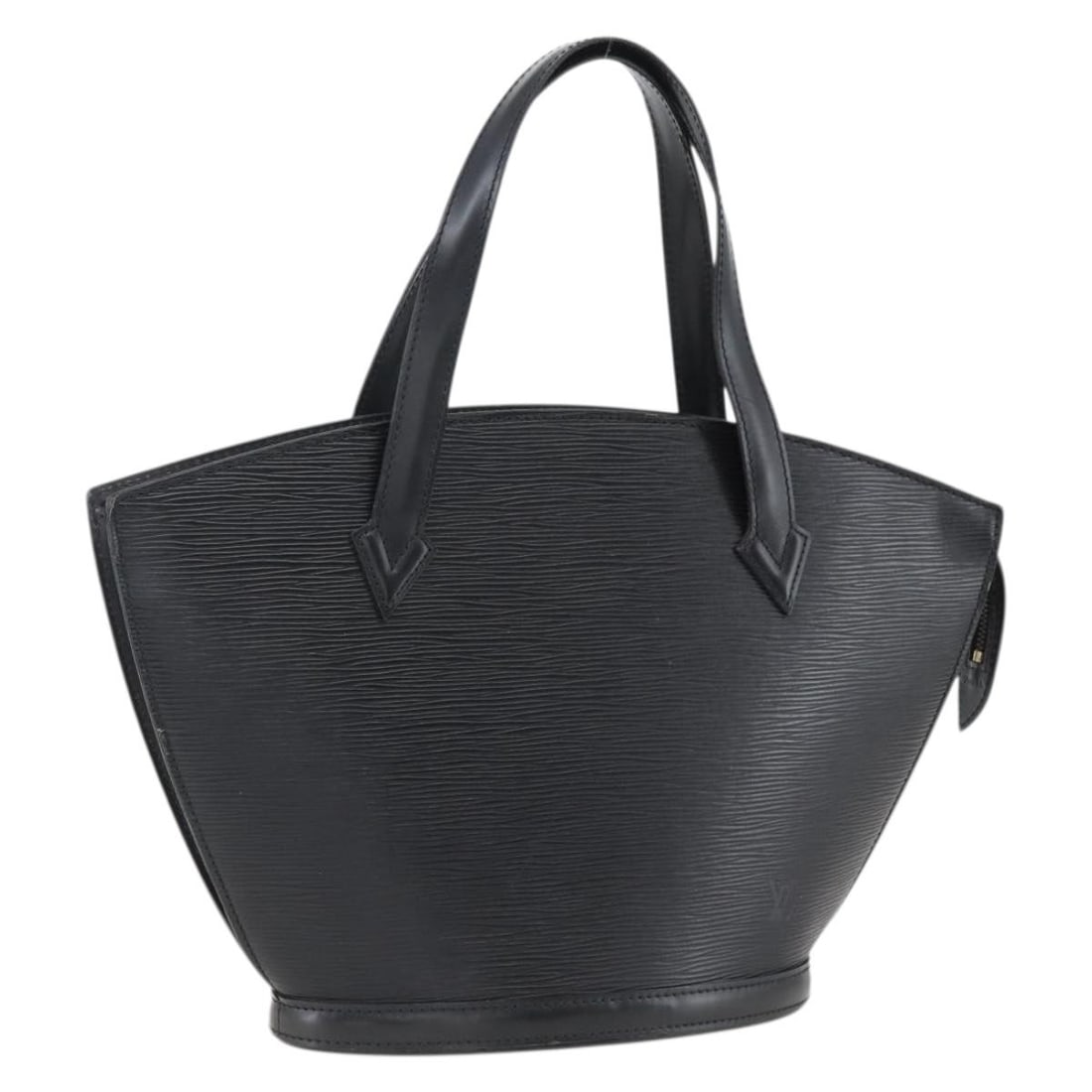 Louis Vuitton Epi Leather Saint Jacques Black Handbag M52272: Louis Vuitton Epi Leather Saint Jacques Black Handbag M52272 This Louis Vuitton Epi Saint Jacques handbag features black Epi leather with a structured silhouette. Designed for women, it offers a spaci