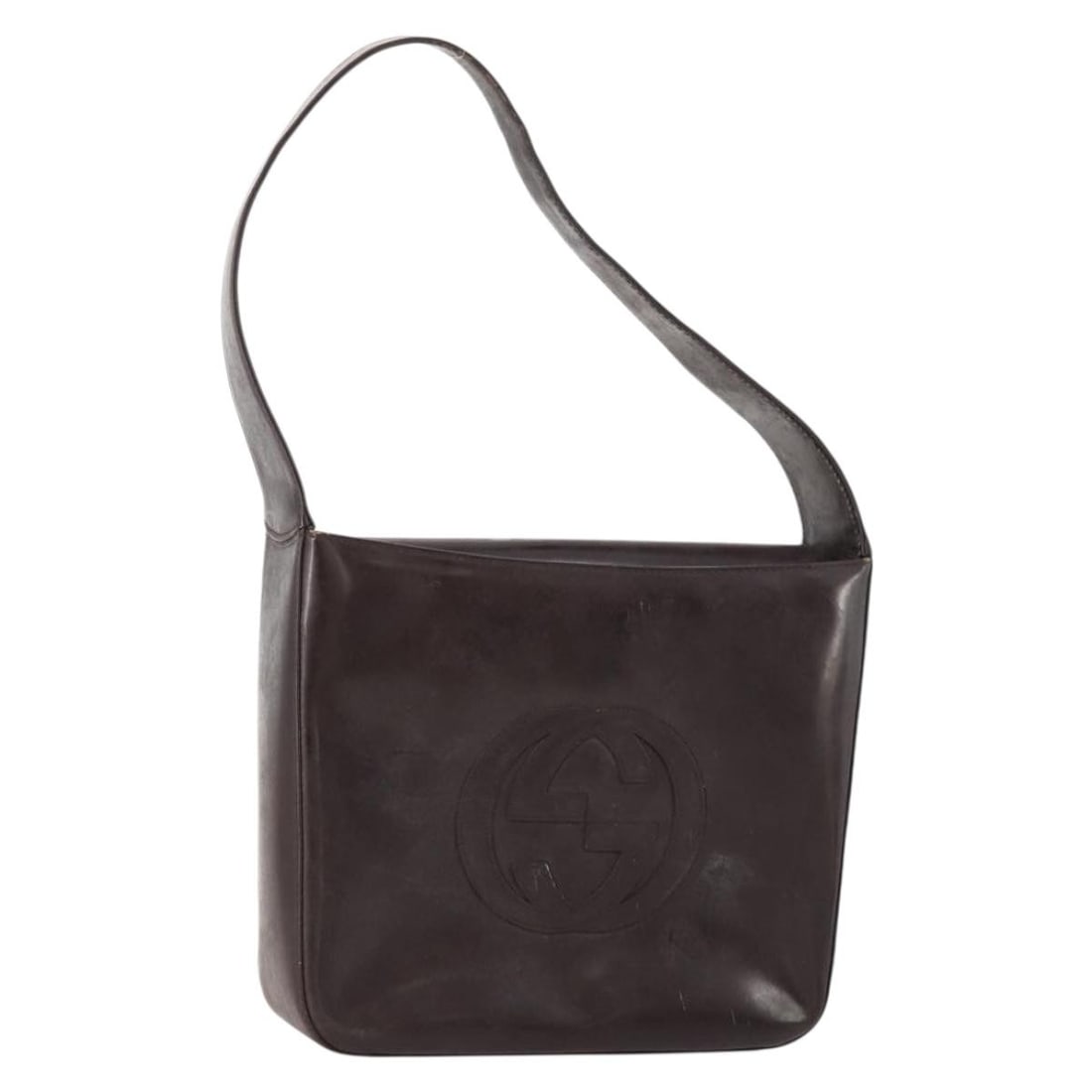 Brown Patent Leather GUCCI 000 1013 0506 Women's Shoulder Bag Italy: Brown Patent Leather GUCCI 000 1013 0506 Women's Shoulder Bag Italy This Gucci shoulder bag features brown patent leather with a structured silhouette. Designed for women, it offers a practical size f