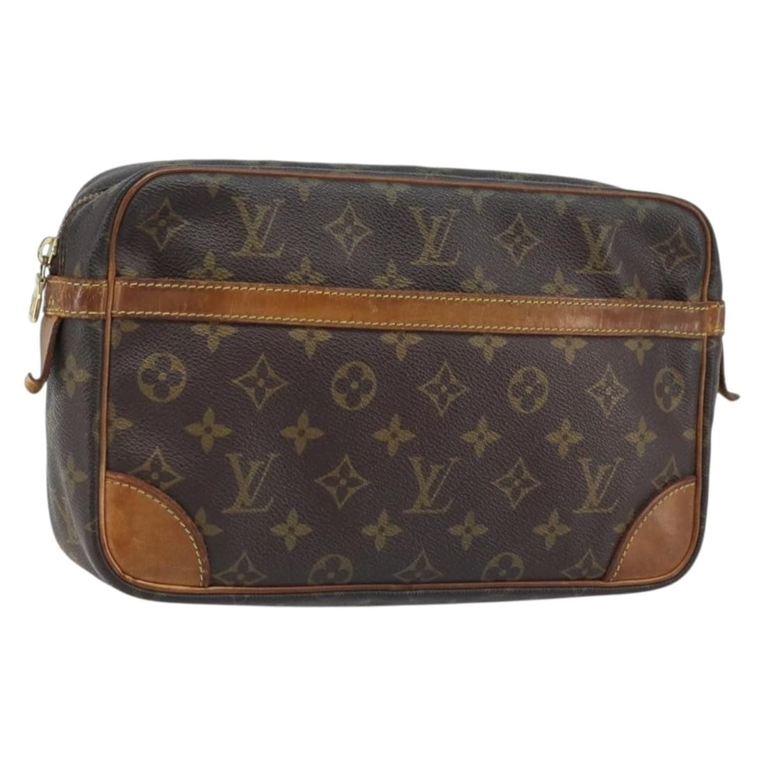 Louis Vuitton Compiegne 28 Monogram Canvas Women's Clutch Bag M51845 France: Louis Vuitton Compiegne 28 Monogram Canvas Women's Clutch Bag M51845 France This Louis Vuitton Compiegne 28 clutch bag features the iconic Monogram canvas exterior and is designed for women. The bag m