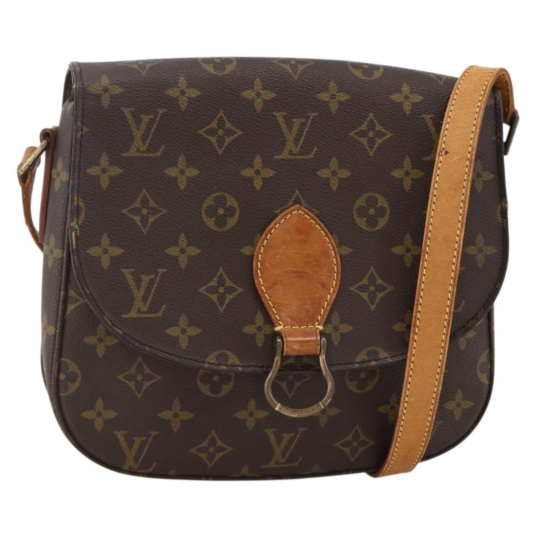 Monogram Canvas Saint Cloud GM Shoulder Bag by Louis Vuitton M51242: Monogram Canvas Saint Cloud GM Shoulder Bag by Louis Vuitton M51242 This Louis Vuitton Monogram Saint Cloud GM shoulder bag features the classic monogram canvas exterior with a structured silhouette. 