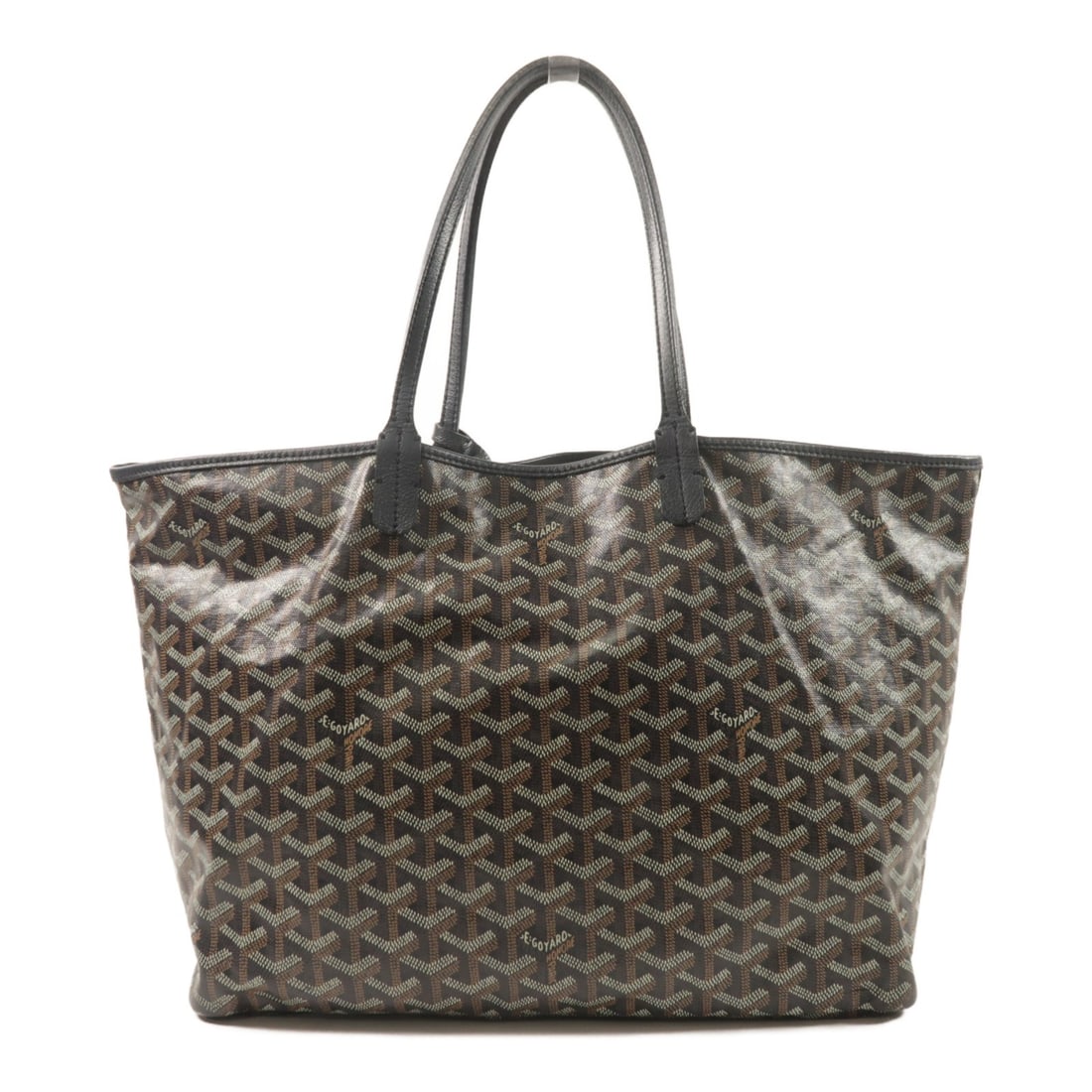 Goyard Saint Louis PM Blue Navy Coated Canvas Tote Bag: Goyard Saint Louis PM Blue Navy Coated Canvas Tote Bag This Goyard Saint Louis PM tote bag features a blue PVC coated canvas exterior, offering both durability and style. Designed for women, it provid
