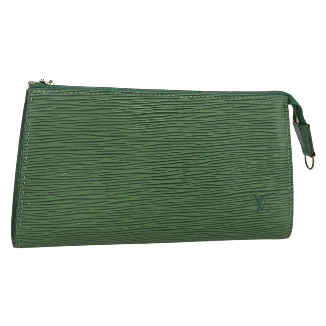 Louis Vuitton Green Epi Leather Pochette Accessoires M52984 Pouch: Louis Vuitton Green Epi Leather Pochette Accessoires M52984 Pouch This Louis Vuitton Epi Pochette Accessoires pouch is crafted from green Epi leather and features a compact and versatile accessory pou