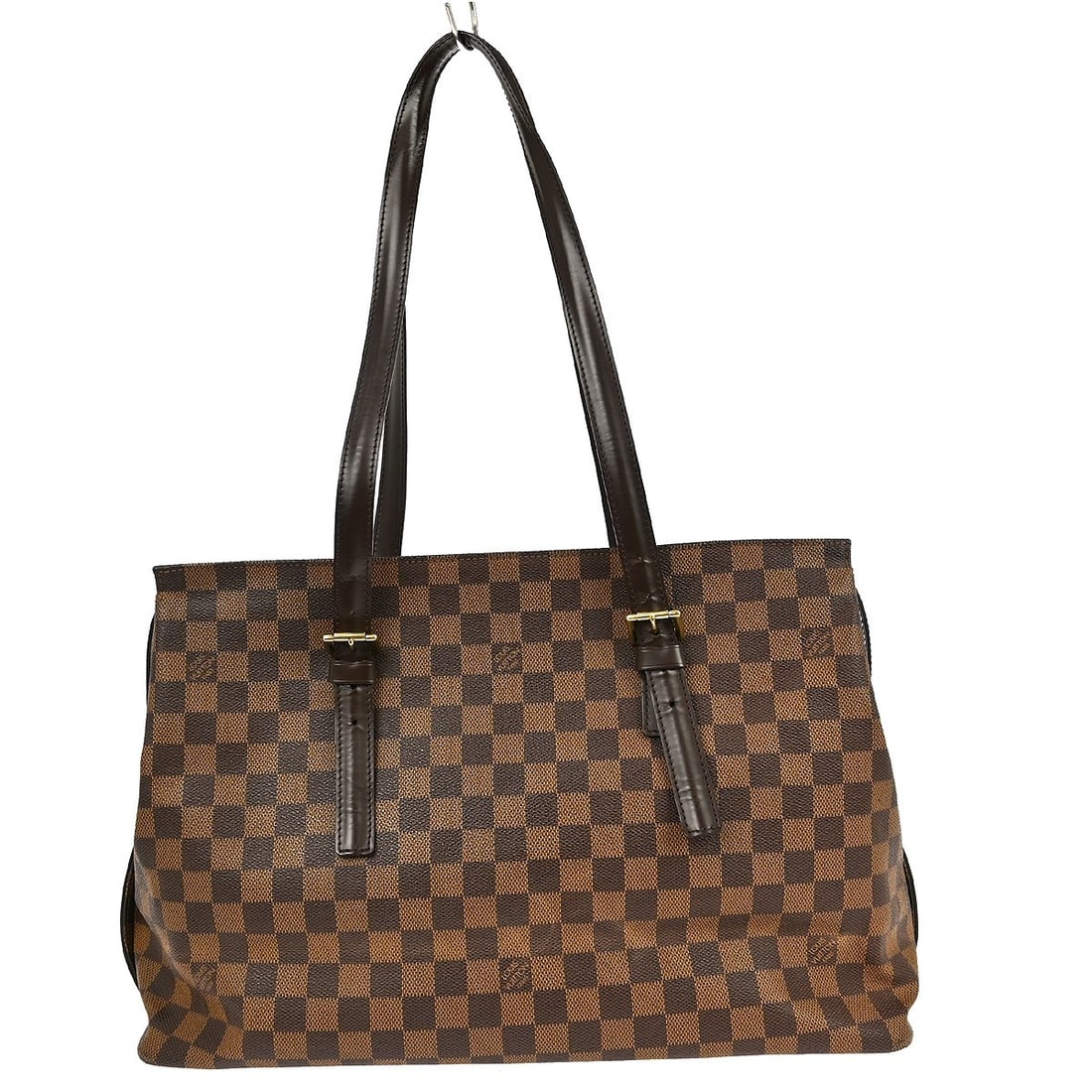 Louis Vuitton Damier Chelsea Brown Canvas Tote Bag: Louis Vuitton Damier Chelsea Brown Canvas Tote Bag The Louis Vuitton Chelsea handbag features the signature Damier canvas in brown, designed for women. This piece is crafted in France and offers a spa