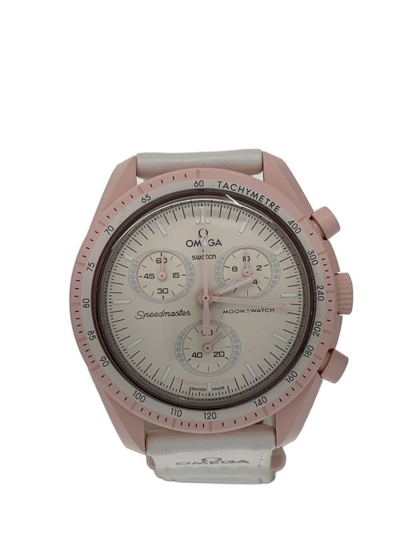 Swatch Omega Mission to Venus Beige Men's Wristwatch (1 of 6)