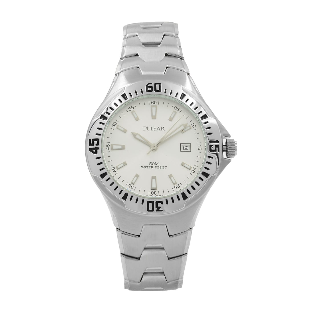 Pulsar PXDA63X Stainless Steel Date Quartz Men's Watch (1 of 1)