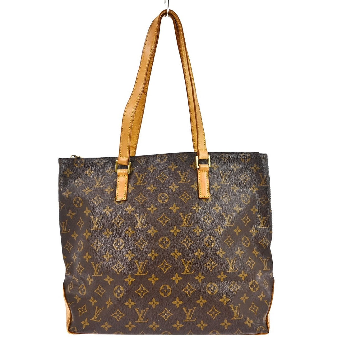 Louis Vuitton Cabas Mezzo Monogram Canvas Large Brown Tote Bag M51151: Louis Vuitton Cabas Mezzo Monogram Canvas Large Brown Tote Bag M51151 This Louis Vuitton Cabas Mezzo tote bag features the iconic monogram canvas leather exterior with brown double leather handles and