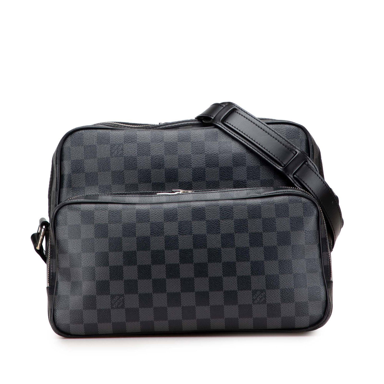Louis Vuitton Damier Graphite Sac Leoh Black Canvas Bag: Louis Vuitton Damier Graphite Sac Leoh Black Canvas Bag The Louis Vuitton Damier Graphite Sac Leoh is a stylish and functional bag crafted from damier graphite canvas with leather trim. It features an