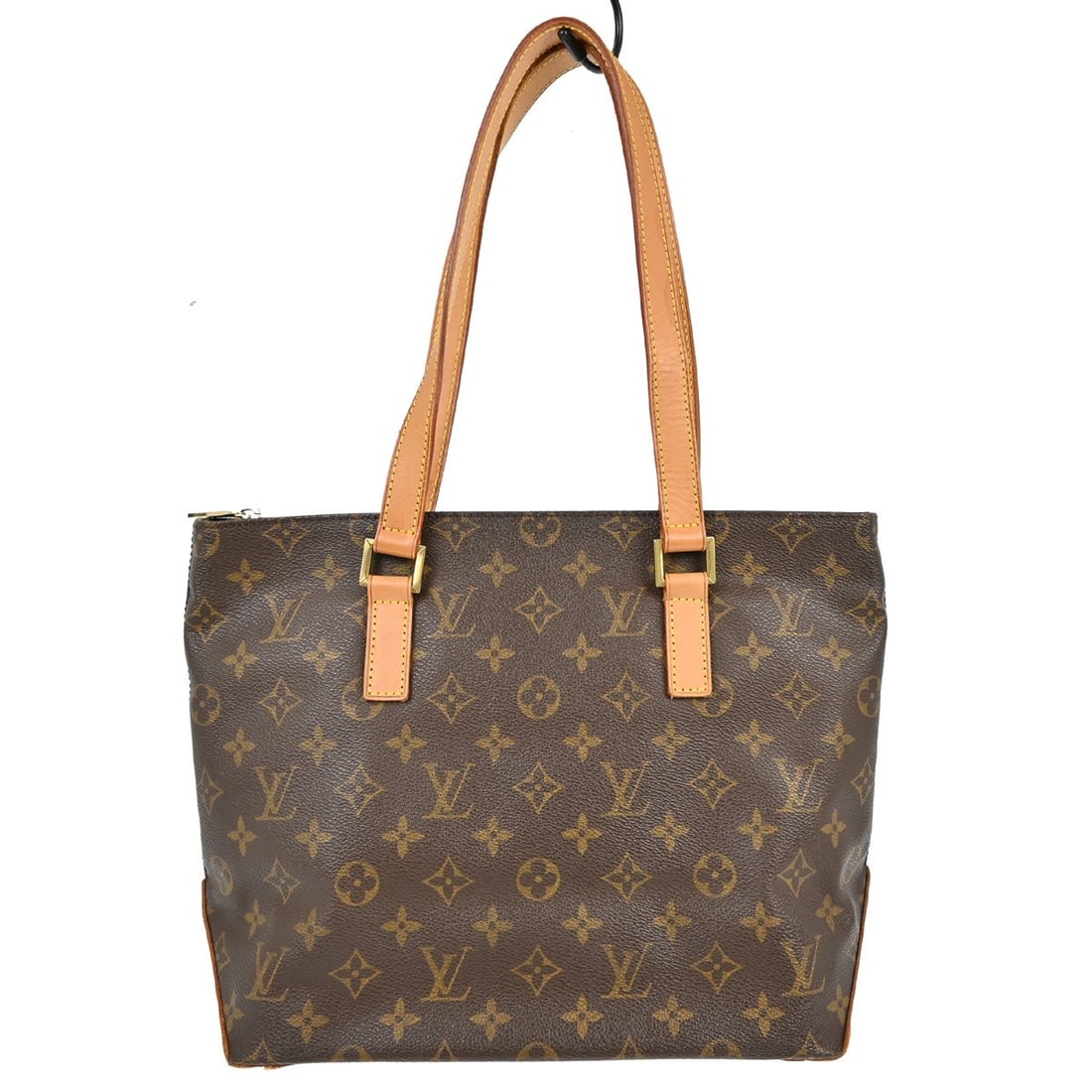 Louis Vuitton Monogram Cabas Piano Brown Canvas Tote M51148 Handbag: Louis Vuitton Monogram Cabas Piano Brown Canvas Tote M51148 Handbag This Louis Vuitton Cabas Piano hand tote bag features the iconic monogram canvas leather exterior with a brown colorway and beige do