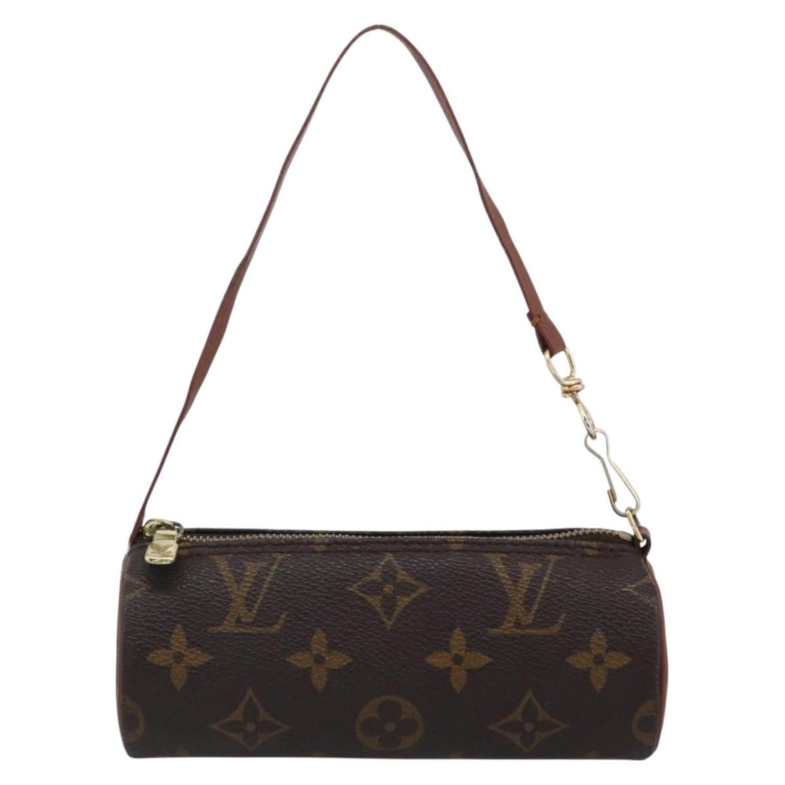 Louis Vuitton Monogram Canvas Papillon Pochette Brown Shoulder Bag: Louis Vuitton Monogram Canvas Papillon Pochette Brown Shoulder Bag The Louis Vuitton Papillon Pochette Monogram Canvas is a stylish accessory designed for women. Crafted from iconic brown monogram can