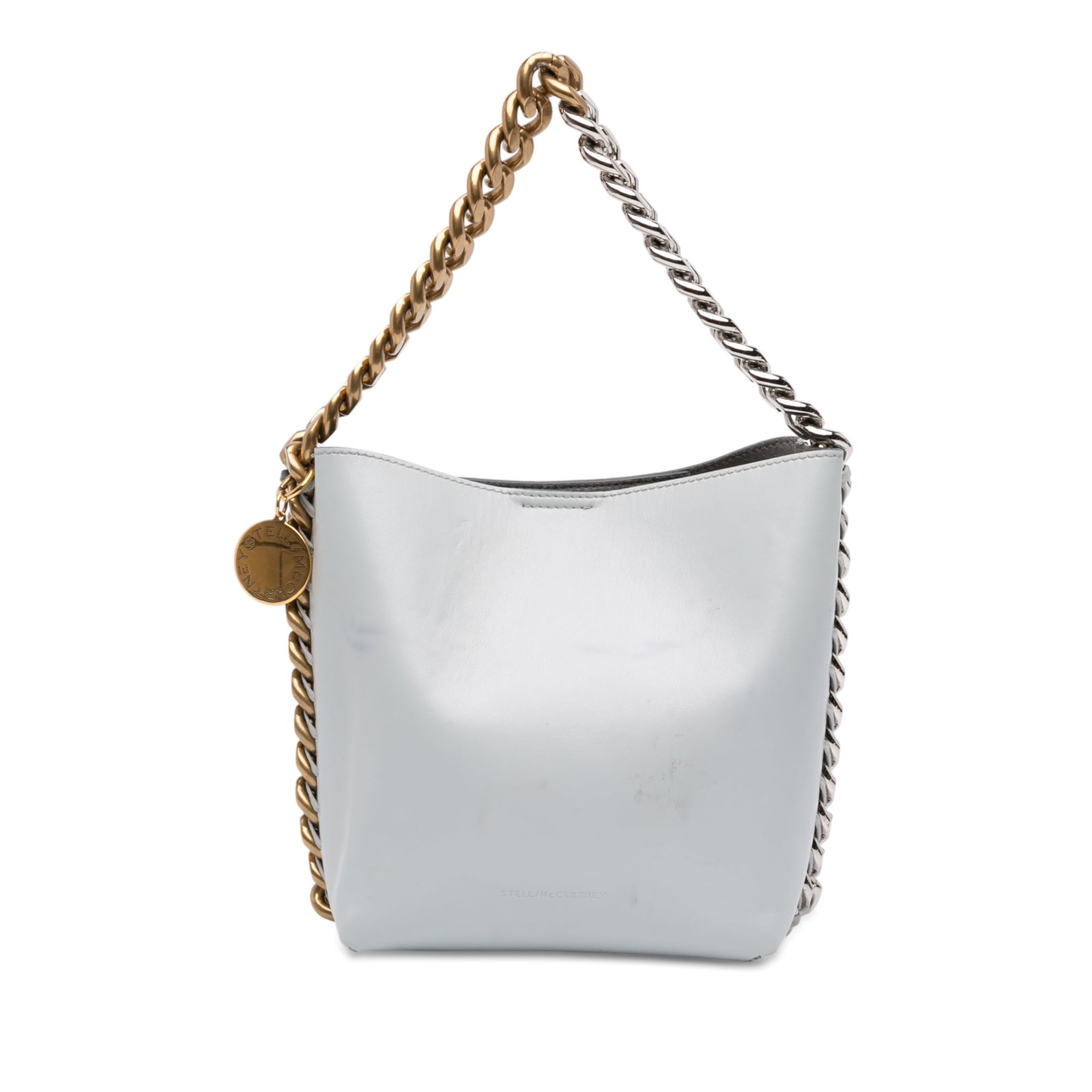 White Alter Mat Frayme Bucket Bag by Stella McCartney with Chain Handle (1 of 9)