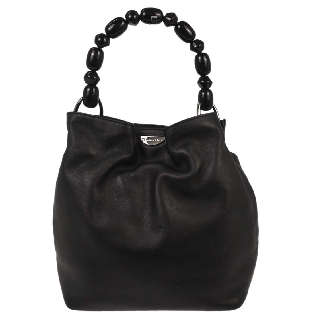 Dior Malice Black Leather Medium Top Handle Bag MA-0969 (1 of 10)