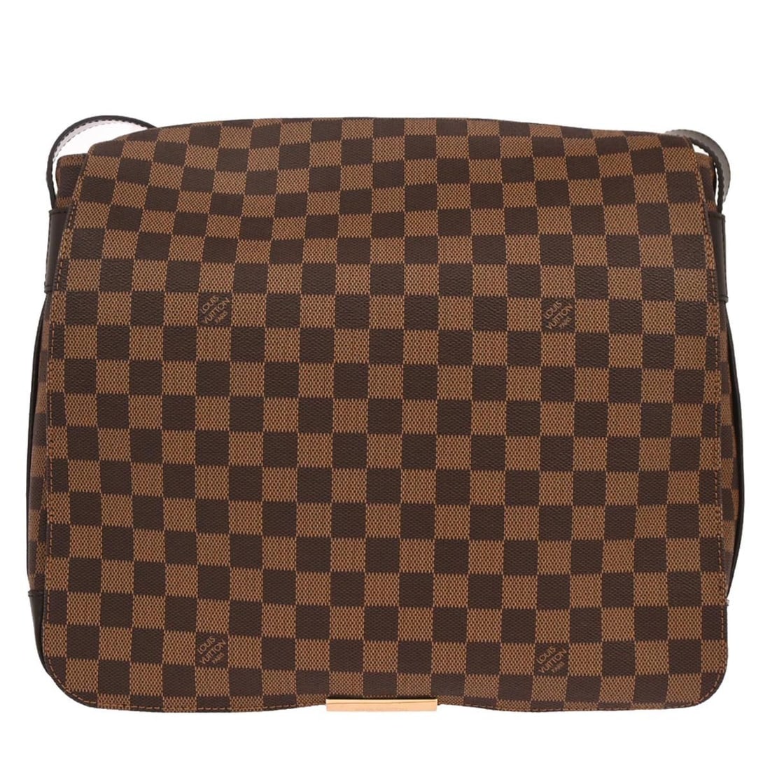 Louis Vuitton Bastille Messenger in Damier Canvas N45258: Louis Vuitton Bastille Messenger in Damier Canvas N45258 This Louis Vuitton Bastille messenger bag features the signature Damier canvas leather exterior in a classic check pattern with a brown colorwa