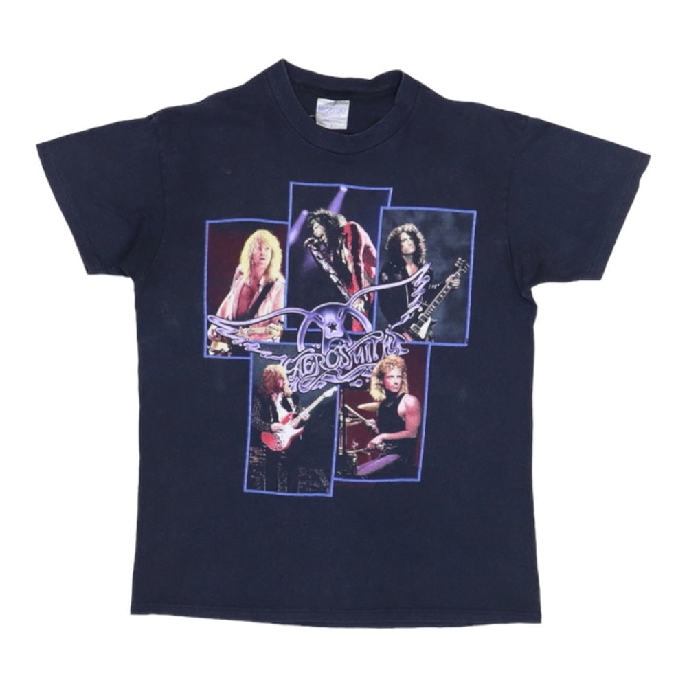 Vintage 1990 Pump Tour Black Aerosmith Concert T Shirt Large (1 of 7)