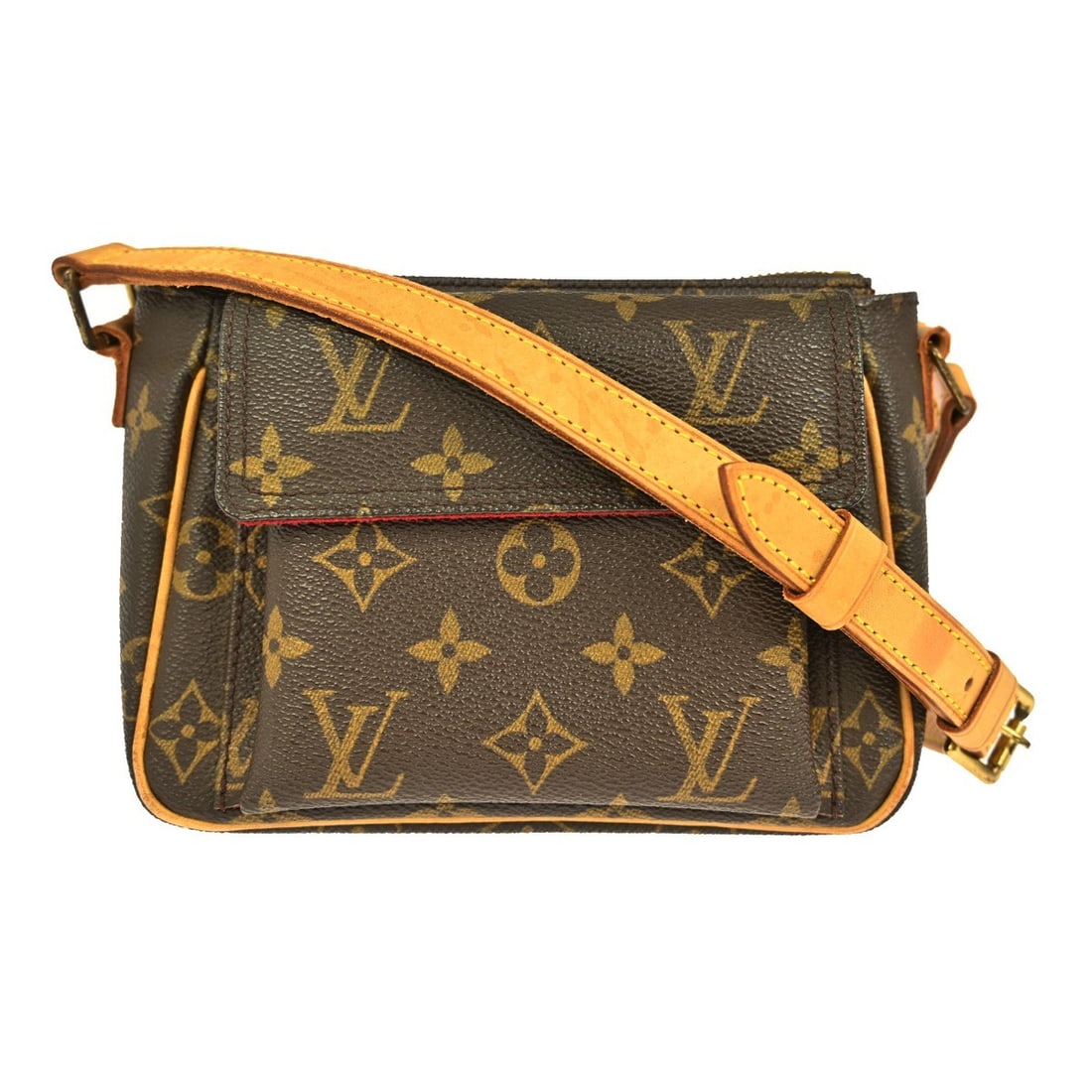 Louis Vuitton Viva Cite Brown Monogram Canvas Shoulder Bag: Louis Vuitton Viva Cite Brown Monogram Canvas Shoulder Bag This Louis Vuitton Viva Cite handbag features the iconic Monogram canvas in brown, designed for women. It is crafted in France and offers a c