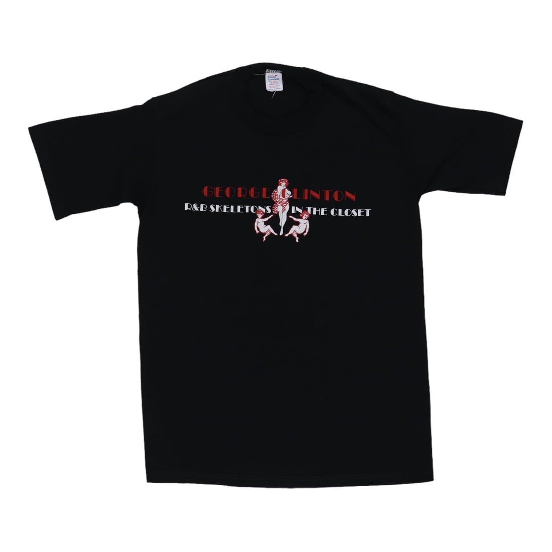 Vintage 1986 George Clinton Skeletons In The Closet Black Shirt (1 of 4)