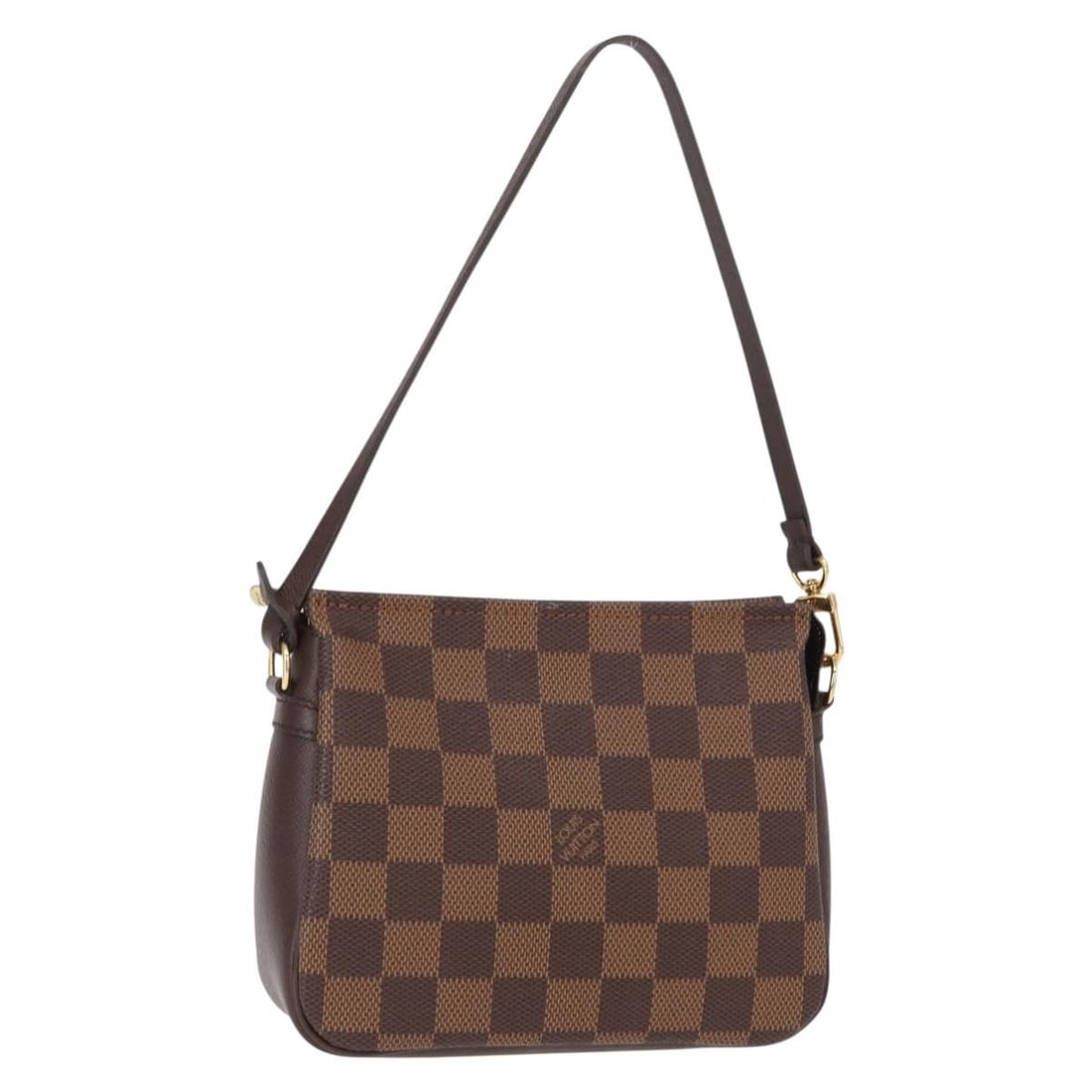LOUIS VUITTON Damier Ebene Makeup Pouch N51982 Auth Dust Bag Included: LOUIS VUITTON Damier Ebene Makeup Pouch N51982 Auth Dust Bag Included This LOUIS VUITTON Damier Ebene Makeup Pouch is a stylish and functional accessory, ideal for organizing your beauty essentials. C