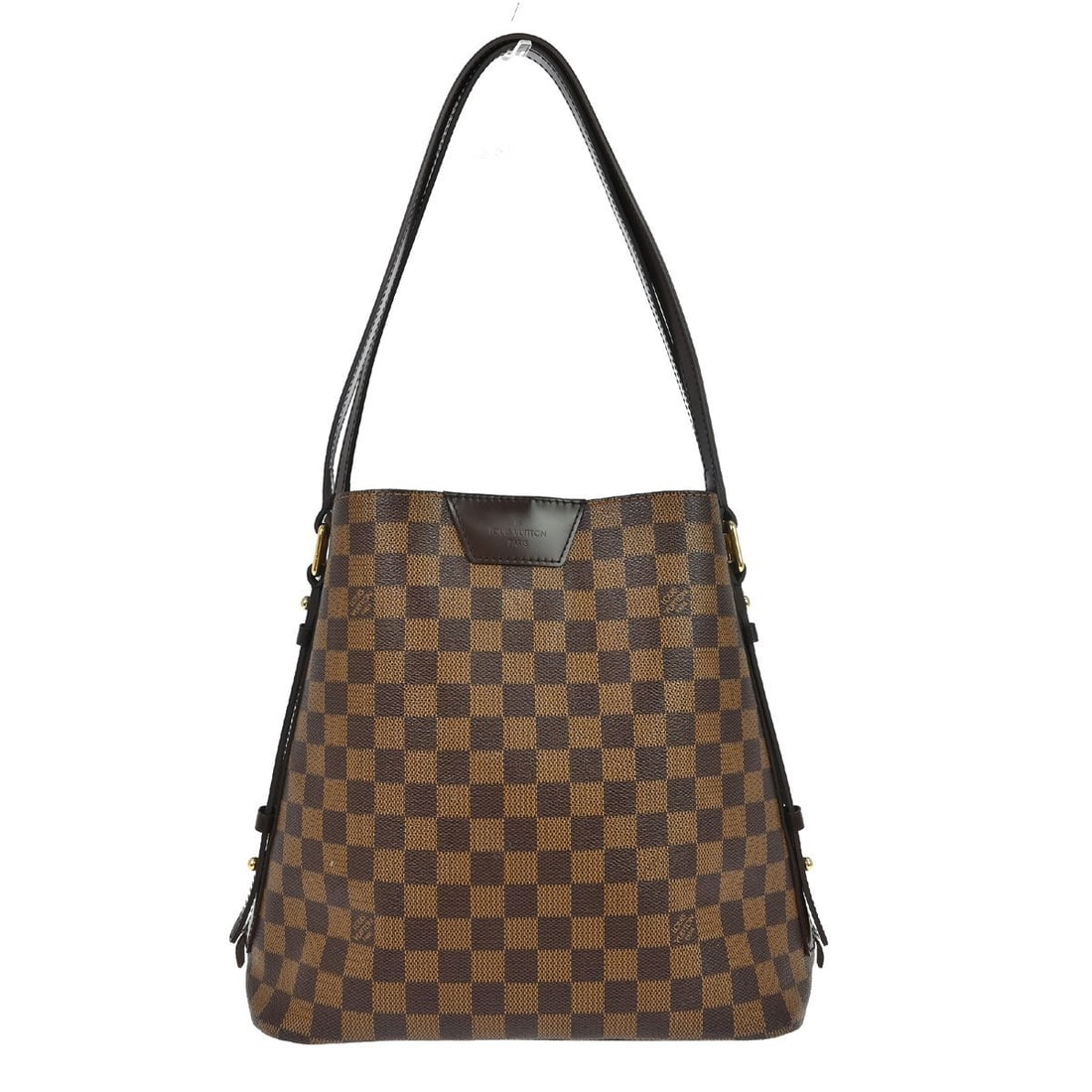 Louis Vuitton Cabas Rivington Damier Brown Leather Shoulder Bag N41108: Louis Vuitton Cabas Rivington Damier Brown Leather Shoulder Bag N41108 This is a Louis Vuitton Damier Cabas Rivington shoulder bag featuring a classic brown Damier pattern. Designed for women, the med