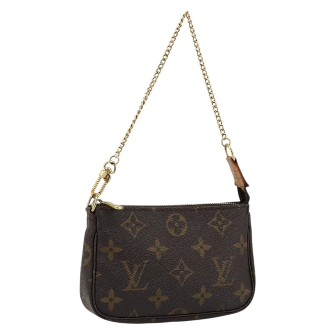 Louis Vuitton Monogram Canvas Pochette Accessoires Brown Handbag France: Louis Vuitton Monogram Canvas Pochette Accessoires Brown Handbag France This Louis Vuitton Pochette Accessoires features the iconic Monogram canvas in brown, designed for women. The accessory is craft