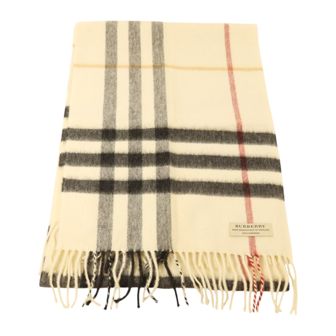 Burberry cashmere beige black check scarf: Burberry cashmere beige black check scarf This Burberry scarf features the brand's signature check pattern in beige and black, crafted from luxurious cashmere. Designed for women, it offers both warmt