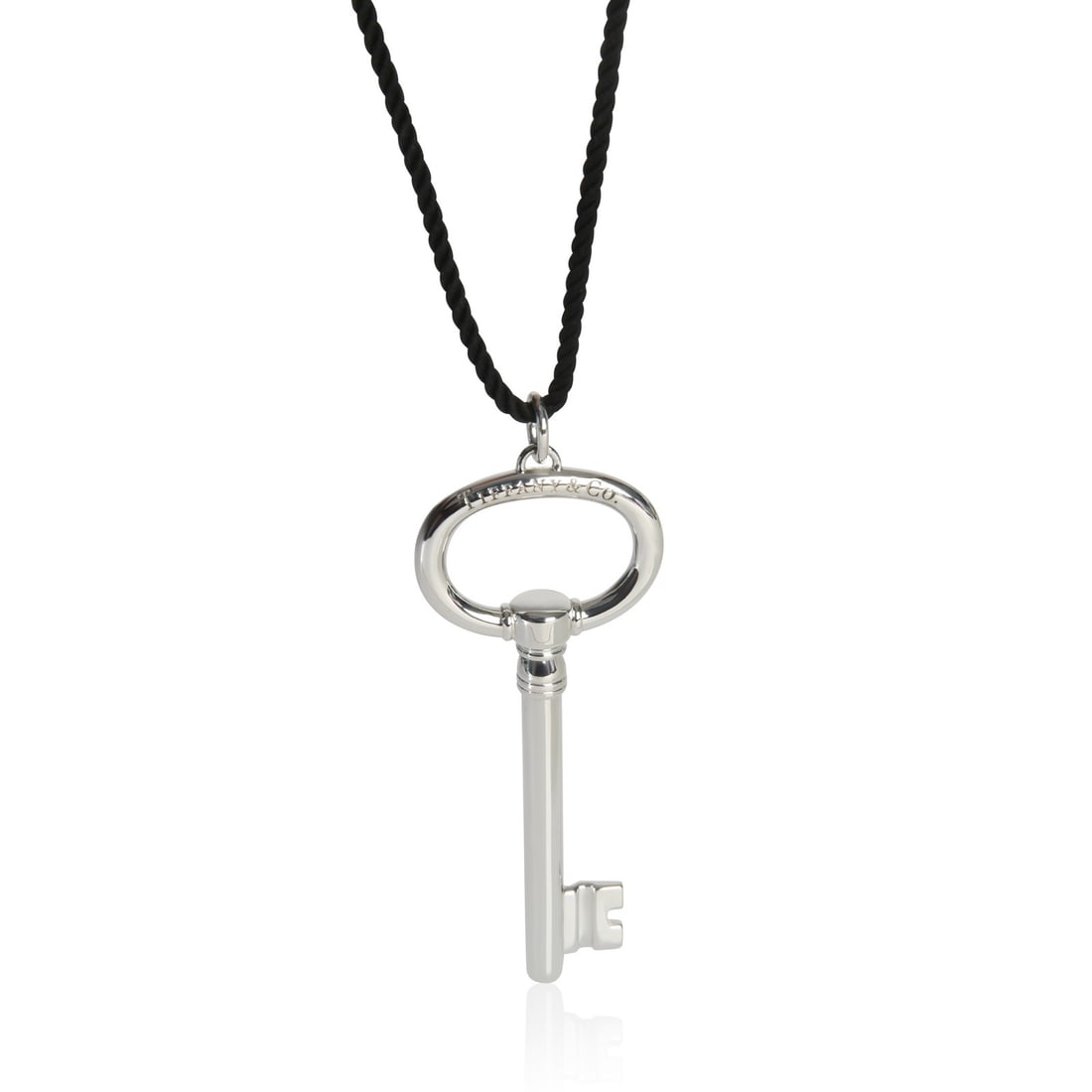 Large Oval Key Pendant in Sterling Silver by Tiffany & Co. (1 of 4)