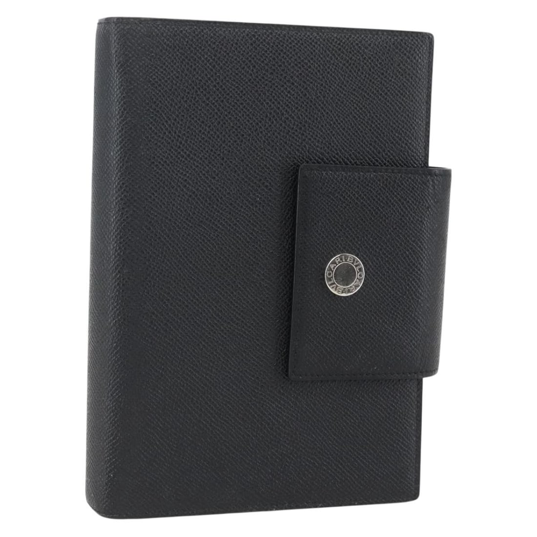 BVLGARI Black Leather Day Planner Cover Made in Italy (1 of 18)