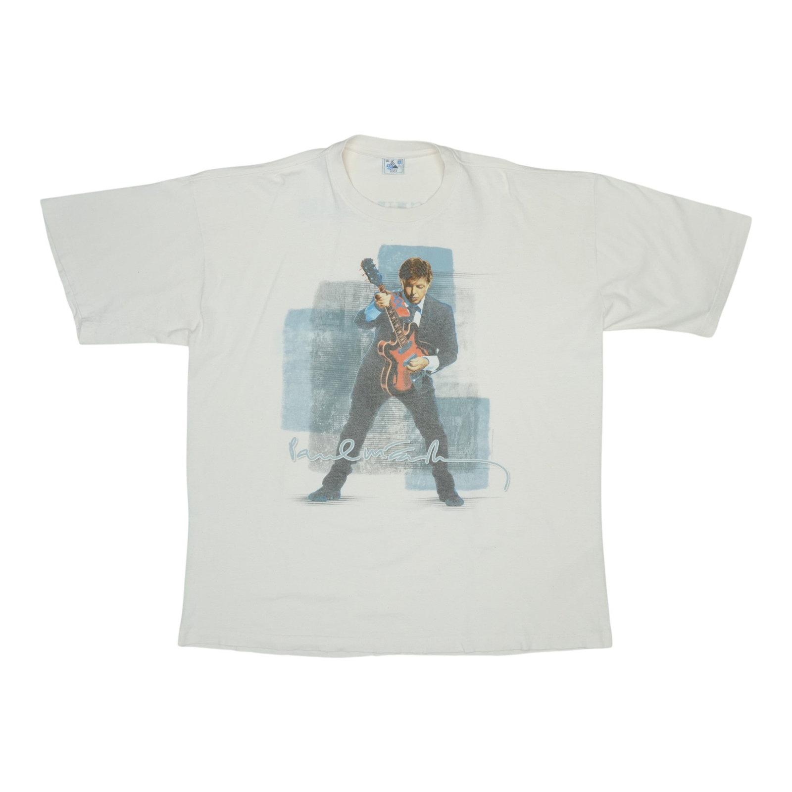 Vintage 2004 Paul McCartney Concert T Shirt White Cotton XXL: Vintage 2004 Paul McCartney Concert T Shirt White Cotton XXL This is an original vintage 2004 Paul McCartney Tour shirt featuring front and back graphics. Made from 100% cotton, this white shirt comes