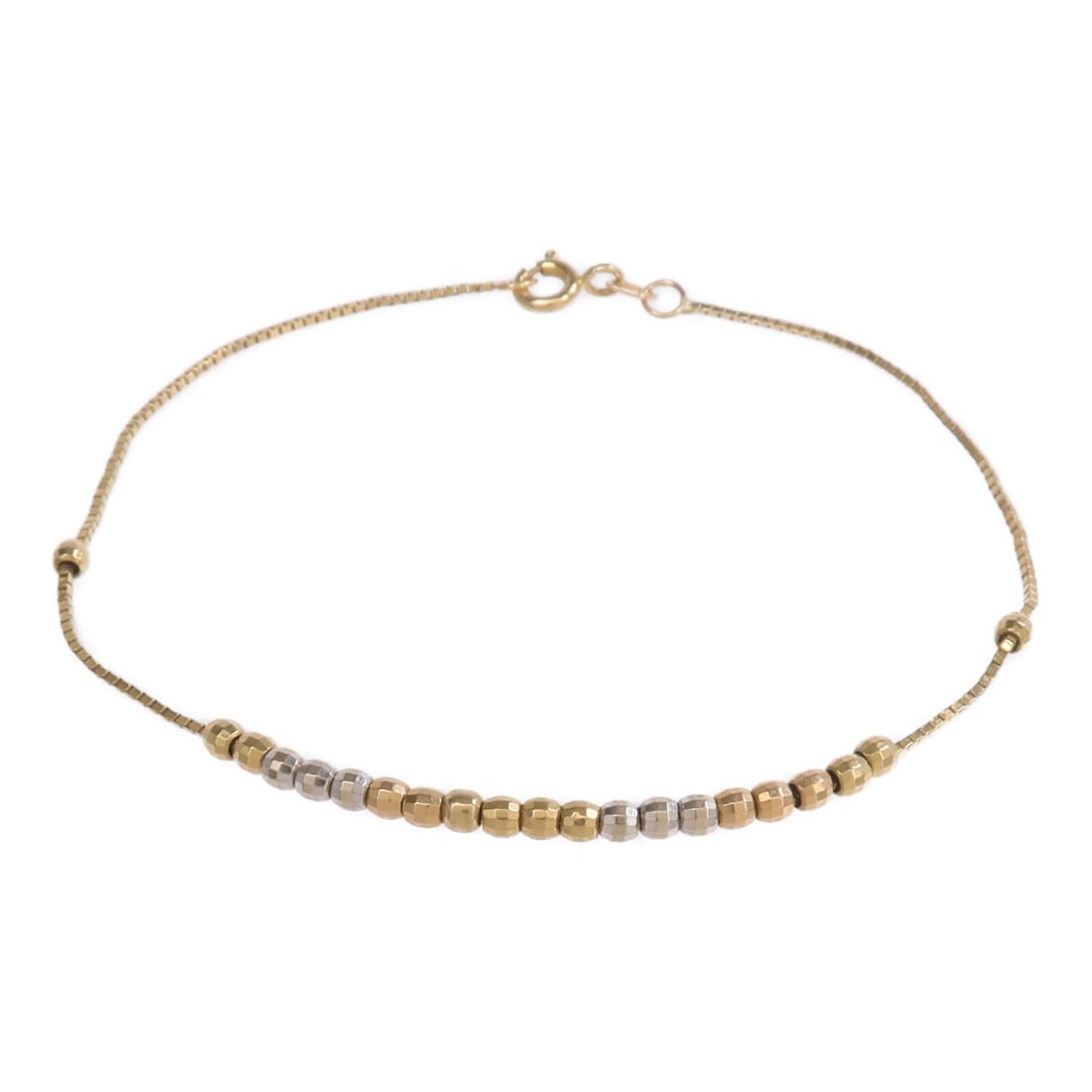 K18 Yellow Gold Bracelet by JEWELRY: K18 Yellow Gold Bracelet by JEWELRY This women's bracelet features an elegant design crafted from 18K yellow gold, offering a timeless and sophisticated accessory. The bracelet does not feature any ge